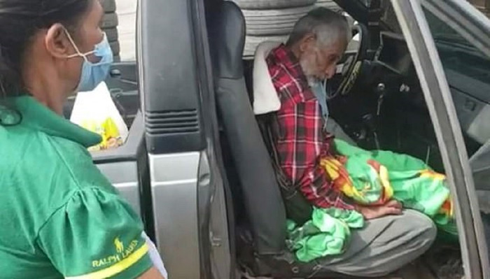 Ông Julio được tìm thấy bị thương trên một cánh đồng.