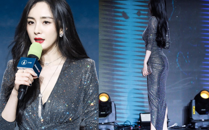 Đập tan tin đồn mông lép, Dương Mịch diện váy mỏng tang khoe vòng 3 'cong vút' trước ống kính Ảnh 2