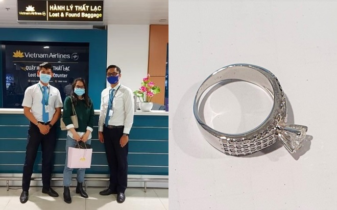 Tiếp viên Vietnam Airlines trả nhẫn kim cương cho nữ hành khách đánh rơi trên tàu bay Ảnh 2