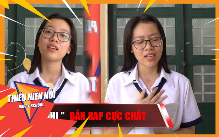 Nữ sinh 'bản sao' của diễn viên Diệu Nhi bắn rap cực chất tại 'phòng dũng cảm' Thiếu Niên Nói 2021 Ảnh 2