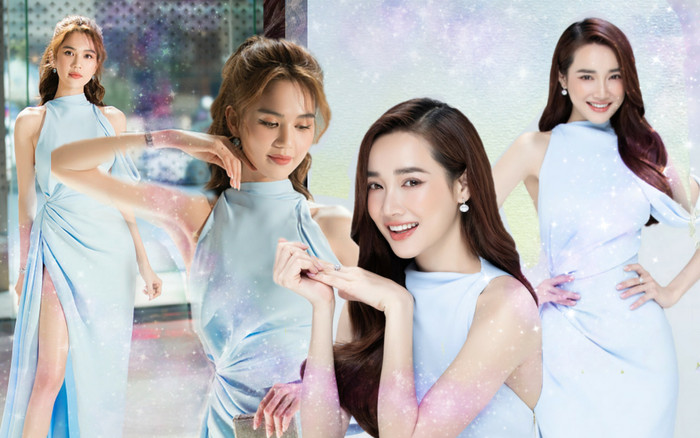 Nhã Phương, Ngọc Trinh trót 'say nắng' váy xẻ cao tận hông, nữ hoàng nội y tạo dáng táo bạo ăn điểm Ảnh 2