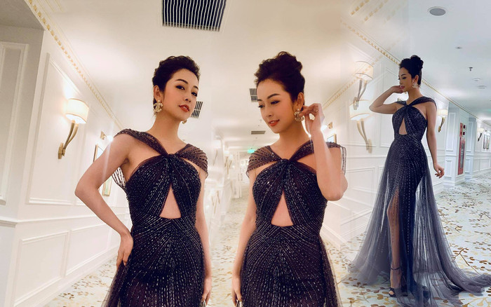 Hoa hậu Jennifer Phạm diện váy xuyên thấu khoe triệt để body gợi cảm của gái 4 con khiến fan trầm trồ Ảnh 2