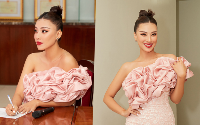 Á hậu Kim Duyên làm mentor huấn luyện catwalk cho thí sinh hoa khôi Ảnh 2