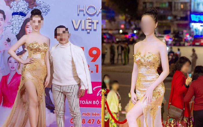 Cô gái bị đánh ghen trên phố Lý Nam Đế bất ngờ xuất hiện tại thảm đỏ một cuộc thi nhan sắc Ảnh 2