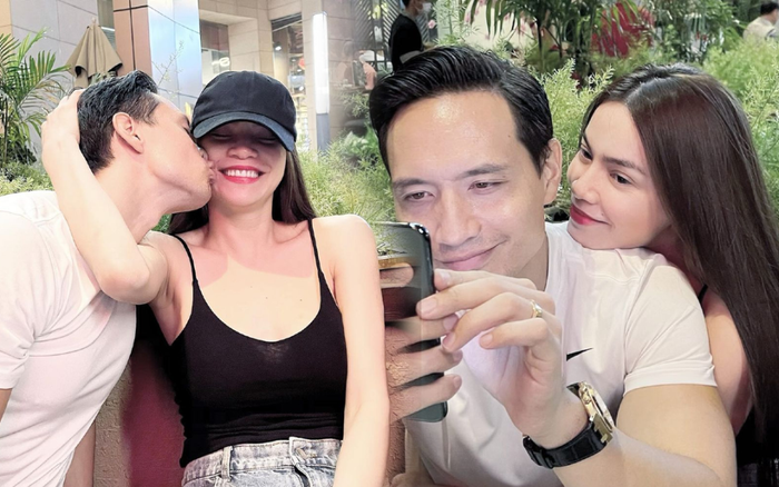 Hồ Ngọc Hà ôm ấp ông xã Kim Lý ngay giữa quán đông người Ảnh 2