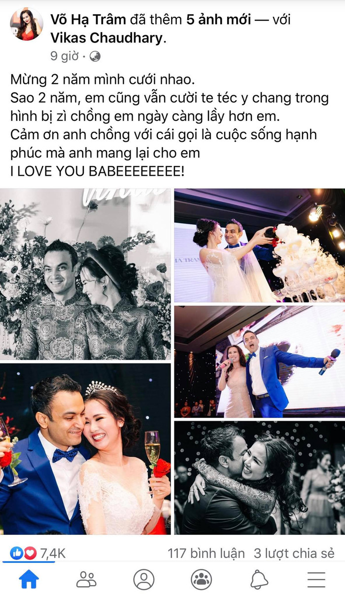 Võ Hạ Trâm khoe ảnh hạnh phúc bên chồng Tây kỉ niệm 2 năm ngày cưới Ảnh 4