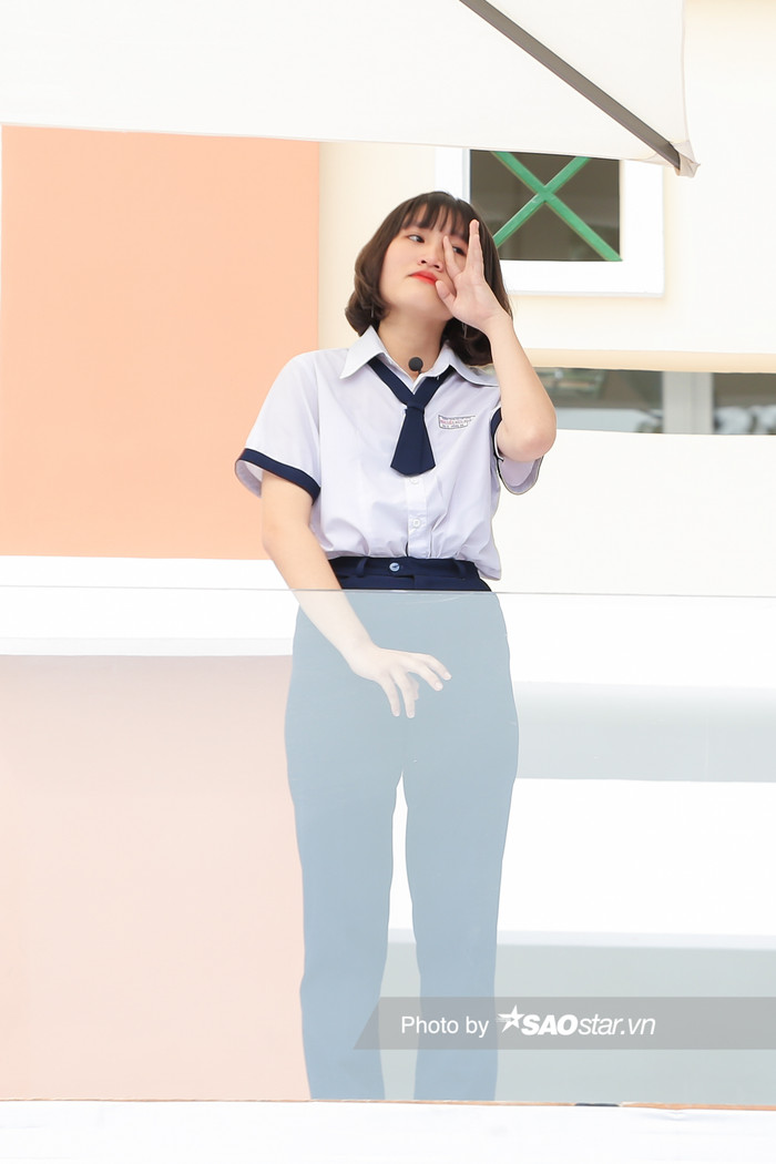 Cô bạn có lúc rưng rưng khi nhắc lại câu chuyện của chính mình