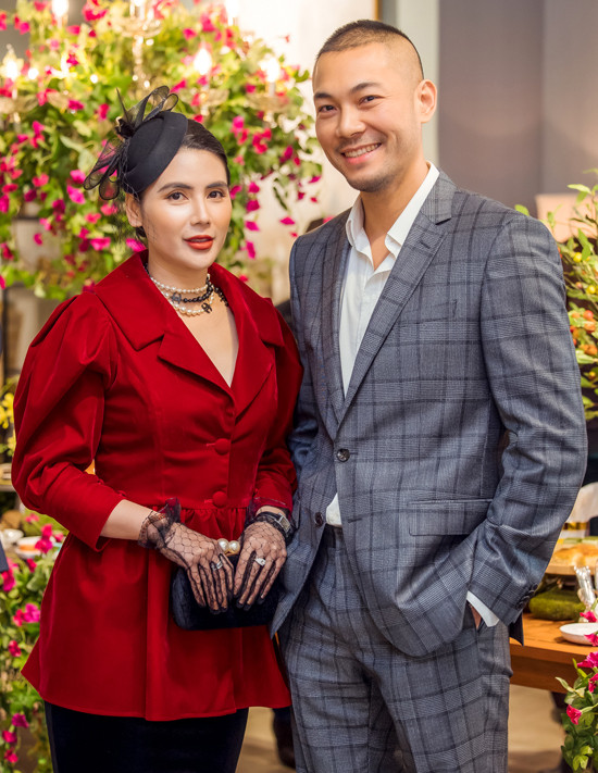 Diễn viên Quỳnh Hoa hội ngộ người mẫu Doãn Tuấn.