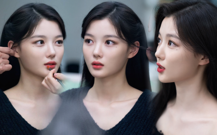 Kim Yoo Jung đẹp tựa nữ thần sau hậu trường: Chuẩn 'em gái quốc dân' xứ Hàn! Ảnh 2