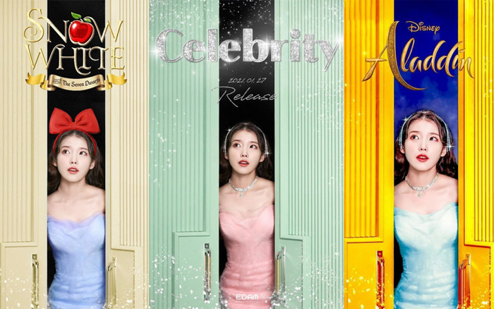 Chỉ với một tấm poster, fan trổ tài 'hóa phép' IU thành 7749 công chúa Disney đẹp 'hớp hồn' Ảnh 2