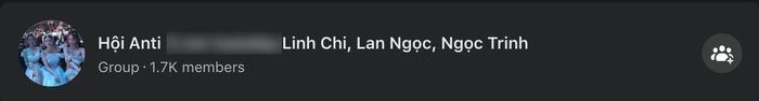 Nhiều group anti Lan Ngọc, Linh Chi và cả Ngọc Trinh cũng đã được tạo ra.