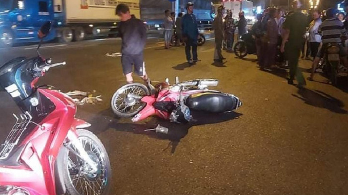 Hiện trường vụ tai nạn. Ảnh: VOV