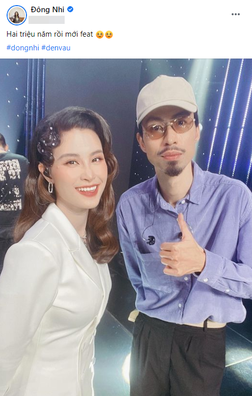 Bên cạnh đó, dưới phần bình luận của bức ảnh đã xuất hiện rất nhiều lời yêu cầu Đông Nhi và Đen Vâu 'khẩn cấp' ra sản phẩm âm nhạc kết hợp cùng nhau. Bởi từ trước đến nay, việc 2 tên tuổi này feat cùng nhau trong một dự án âm nhạc chính thức dường như vẫn là mong muốn lớn lao từ bộ phận người hâm mộ.