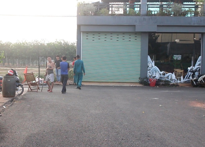 Hiện trường xảy ra vụ việc 