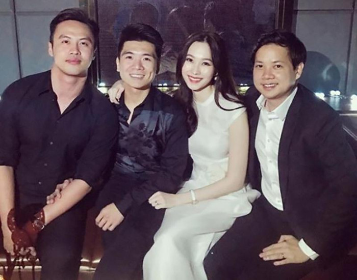 Shark Khoa, Hoa hậu Đặng Thu Thảo cùng chồng Trung Tín