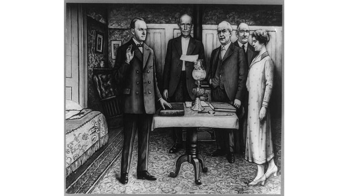 Tổng thống Calvin Coolidge.