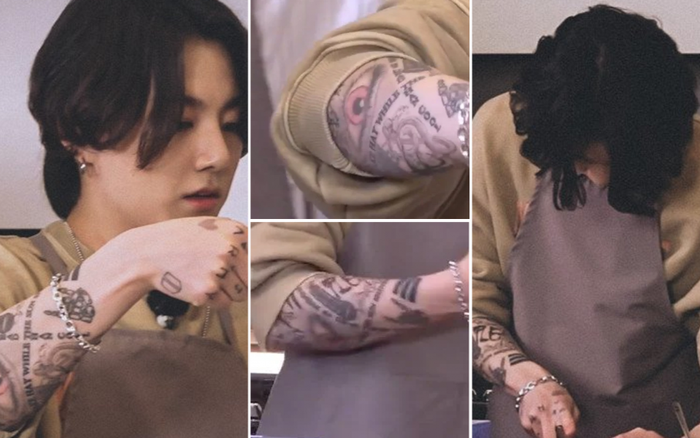 Knet chỉ trích Jungkook (BTS) là 'côn đồ' sau khi lộ chi chít hình xăm trên tay Ảnh 2