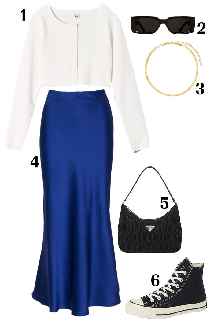 Từ năm 2020 đến 2021, các xu hướng thời trang những năm 90 và đầu 2000 đều được ‘xào nấu’ lại triệt để. Với năm 90, bạn có áo cardigan lửng và chân váy lụa. Năm 2000 bạn có chiếc túi Prada nylon mang tính biểu tượng. Cuối cùng, làm bật sự cá tính của bạn với những phụ kiện lạ mắt và giày converse.&nbsp;