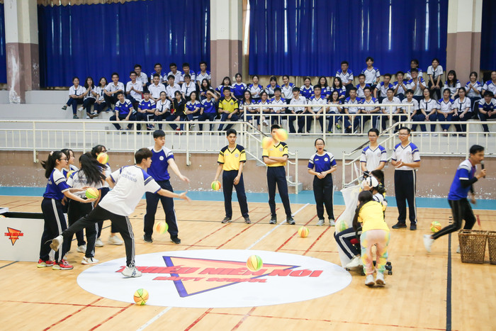 Phòng tập đa năng khang trang của ngôi trường này