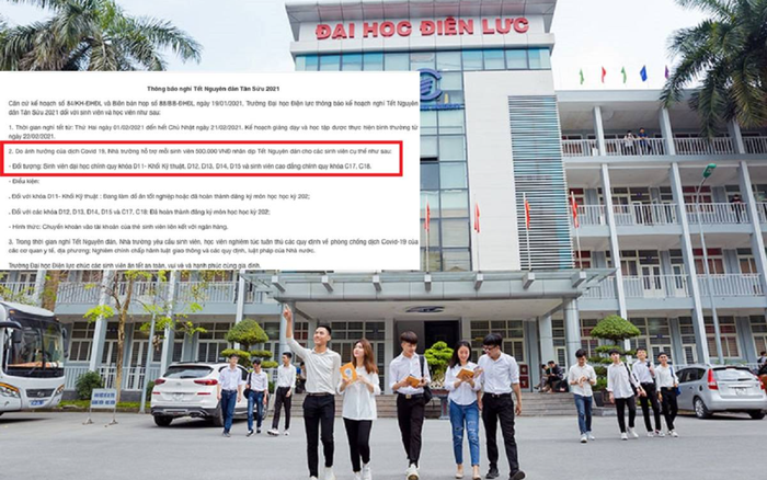 Một trường đại học 'mừng tuổi' sinh viên 500.000 đồng nhân dịp Tết Nguyên đán Ảnh 2