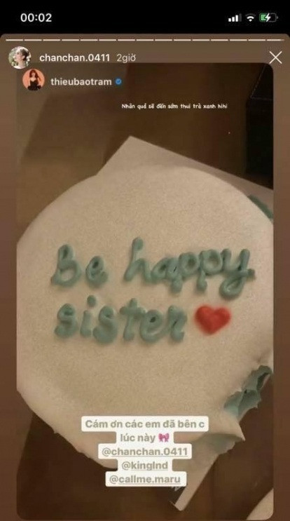 Hiện tại, loạt story của Thiều Bảo Trâm và hội bạn thân đã xoá đi. 