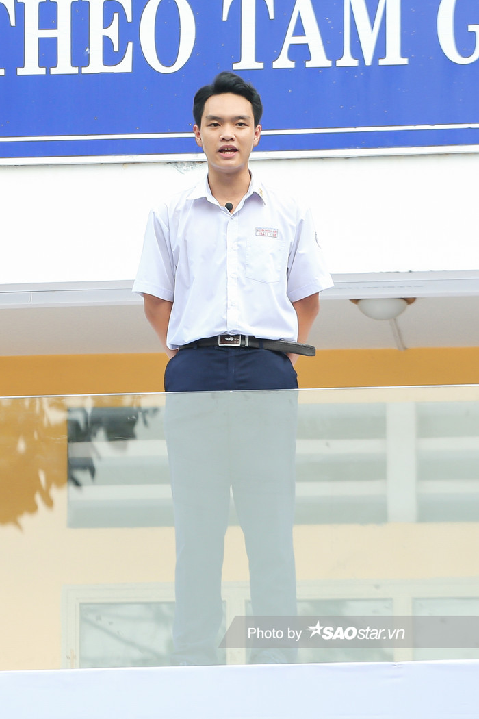 Nam sinh Nguyễn Đại Dương (lớp 12A11, THPT Nguyễn Thượng Hiền, TP.HCM) 