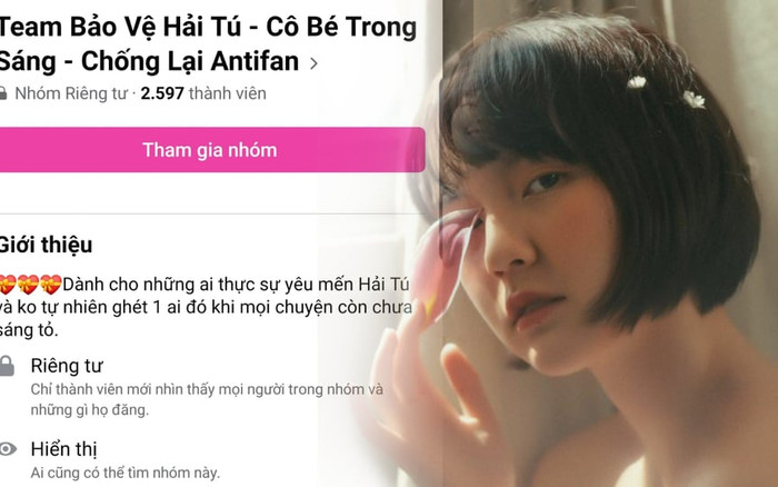 Bất ngờ xuất hiện group bảo vệ Hải Tú, phút chốc mà gần 2,6k thành viên Ảnh 2