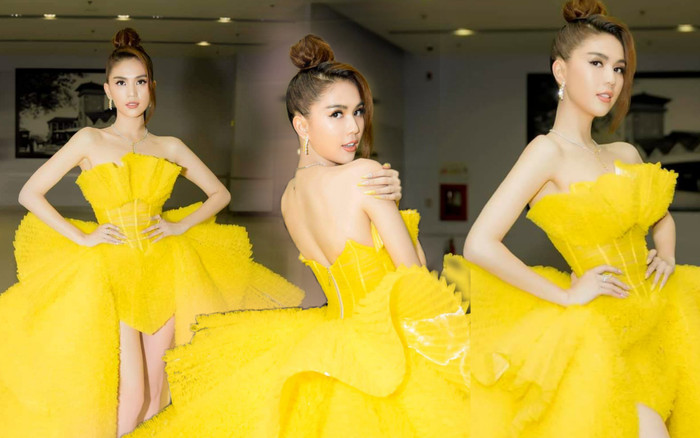 Mặc đầm cúp ngực gợi cảm siêu cấp, Ngọc Trinh quét sạch thảm đỏ, 'chặt đẹp' dàn mỹ nhân Ảnh 2