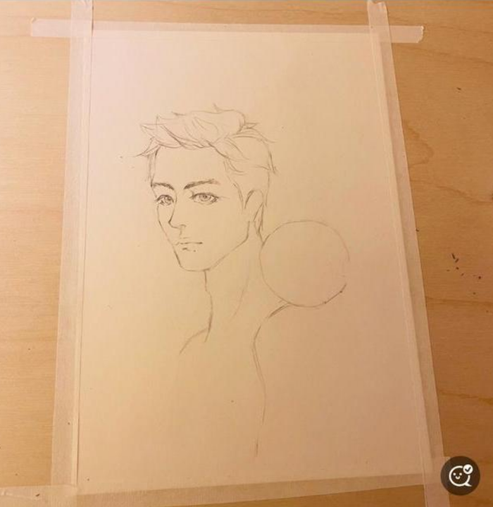 Chỉ qua vài nét vẽ, fan Tiêu Chiến đã nhìn thấu tâm tư bé nhỏ của thần tượng Ảnh 4
