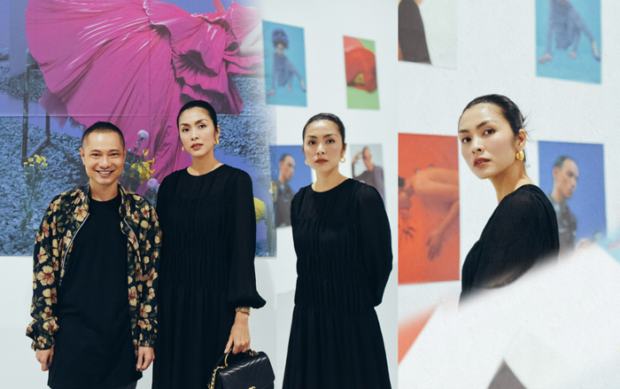 Tăng Thanh Hà tinh tế thanh tao với 'little black dress' tại triển lãm sách ảnh nghệ thuật Ảnh 2