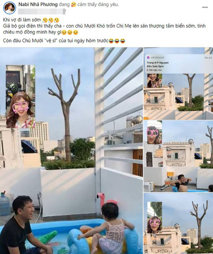 Đi làm xa, Nhã Phương 'ôm hết của' quên luôn chồng, Trường Giang thở dài vì cô đơn 'không xu dính túi' Ảnh 8