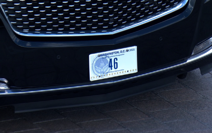 Xe 'quái thú' bọc thép của Tổng thống Mỹ có biển số mới Ảnh 2