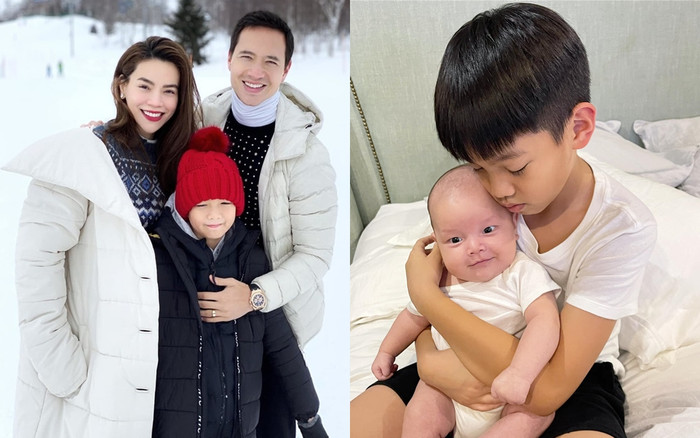 Hà Hồ hạnh phúc khoe ảnh con trai Subeo giờ đã biết trông em giúp mẹ Ảnh 2