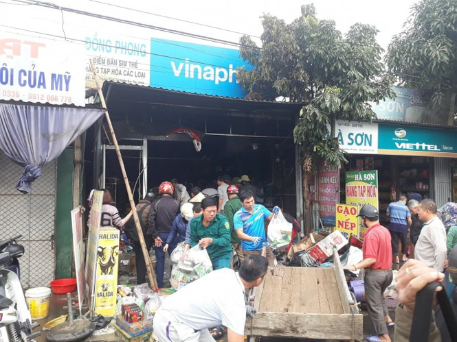 Thiệt hại ước tính hàng trăm triệu đồng. 