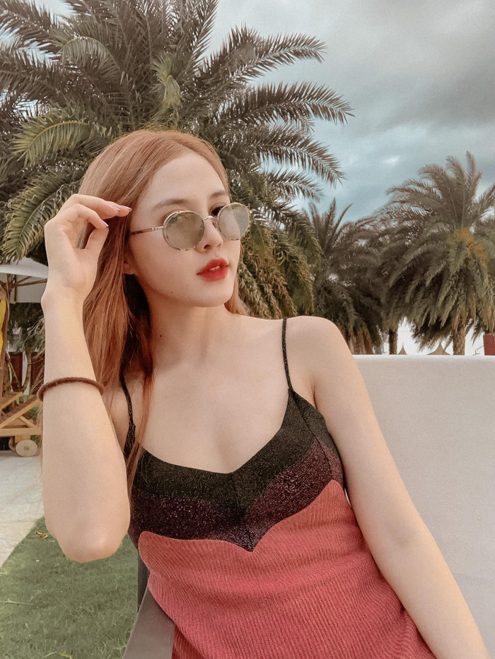 Giữa ồn ào 'trà xanh', nhan sắc và vóc dáng của chị gái Thiều Bảo Trâm gây chú ý Ảnh 5