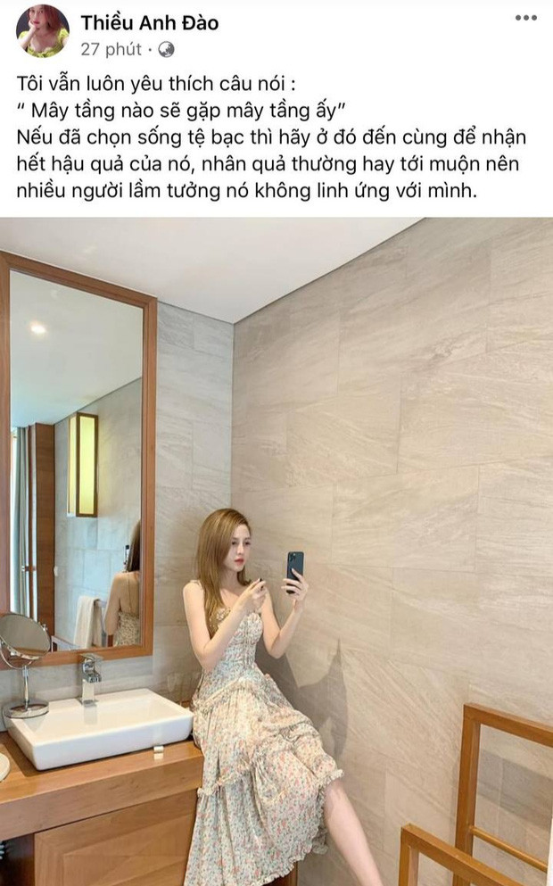 Thiều Bảo Trang có dòng chia sẻ đầy ẩn ý sau lời nhắn của Sơn Tùng: 'Nên cười hay nên khóc?' Ảnh 1