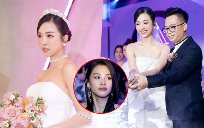 Á hậu Thúy An thay 5 bộ váy cưới lộng lẫy như công chúa, Tiểu Vy rơi nước mắt: 'Chú rể may mắn lắm' Ảnh 2