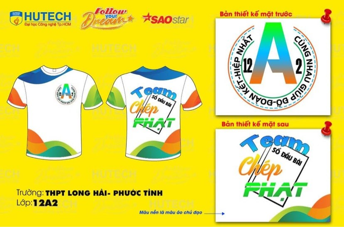 Thiết kế “Chép phạt” ngây ngô của tập thể 12A2, THPT Long Hải Phước Tỉnh (Bà Rịa - Vũng Tàu) “lọt vào mắt xanh” Giám đốc thương hiệu tập đoàn Tùng Leo