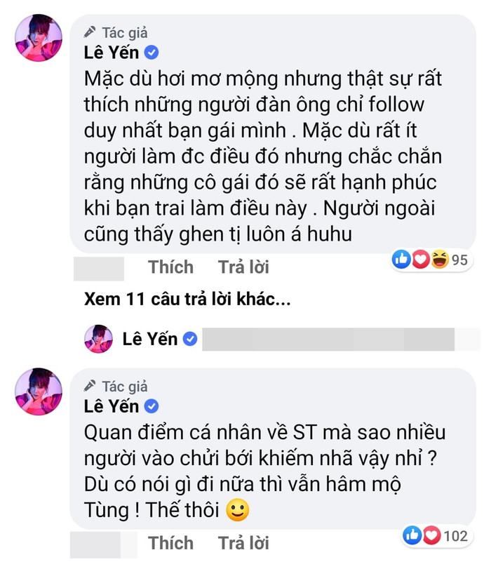 Có một nữ ca sĩ từng ca ngợi lòng chung thủy của Sơn Tùng thời điểm ViruSs chia tay Ngân Sát Thủ Ảnh 3