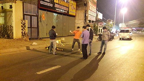 Hiện trường vụ việc. Ảnh: báo Công Lý