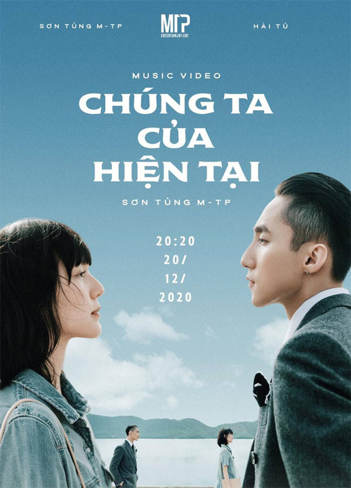 Sơn Tùng M-TP và Hải Tú trong poster MV “Chúng ta của hiện tại”.