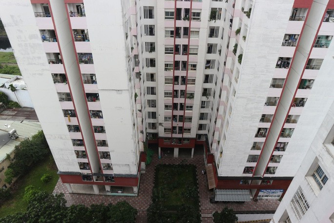 Chung cư nơi xảy ra vụ việc. 