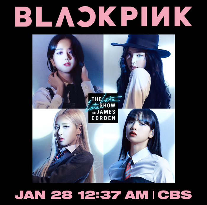 BlackPink cũng sẽ xuất hiện tại chương trình The Late Late Show With James Corden.