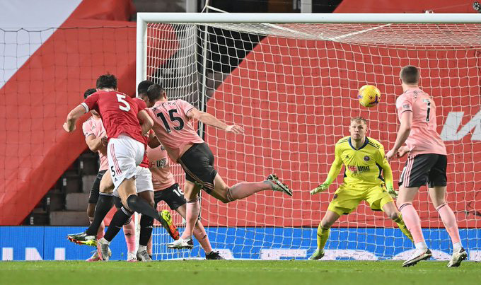 Maguire đưa trận đấu về vạch xuất phát.