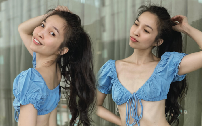 Diện áo hở chân ngực, Hiền Thục lộ thân hình gầy gò trơ xương Ảnh 2