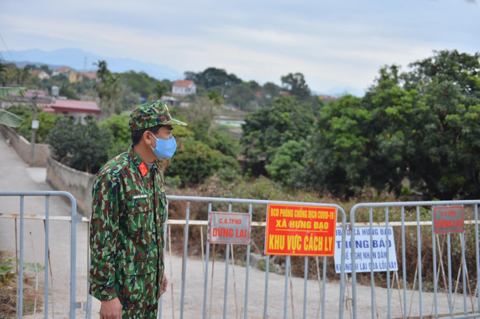 Cách ly tại xã Hưng Đạo, TP Chí Linh, Hải Dương.