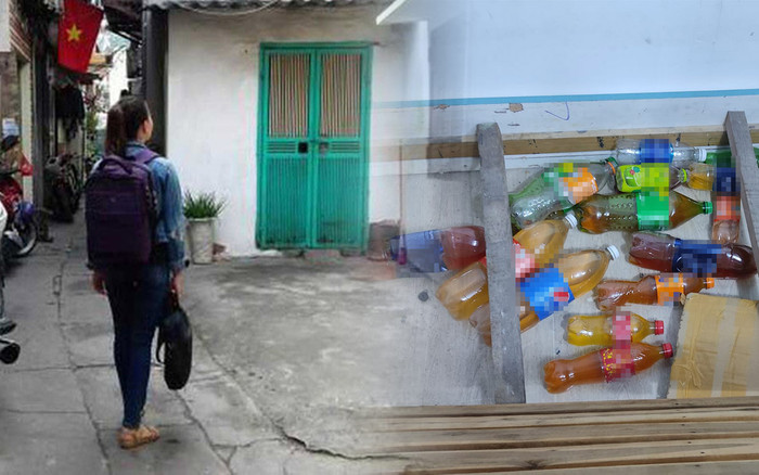 Mới thuê trọ được vài ngày, cô gái bất ngờ phát hiện cả 'kho báu' với hơn 20 chai nước lạ dưới gầm giường Ảnh 2