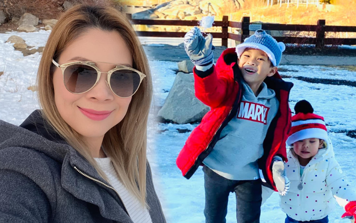 Cuộc sống cách ly chuẩn '4 sao' của Thanh Thảo và 2 con sau khi về Việt Nam Ảnh 2