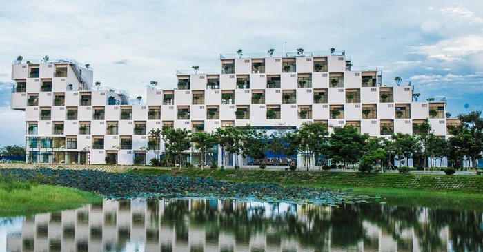 Trường Đại học FPT cơ sở Hòa Lạc, nơi mà nam sinh viên dương tính với COVID-19 theo học