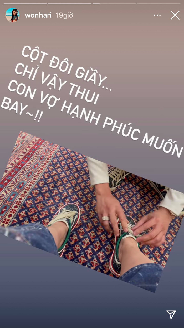 Hari Won khoe khoảnh khắc được chồng chăm sóc tình tứ, đáng chú ý là món quà bất ngờ từ Trấn Thành Ảnh 5